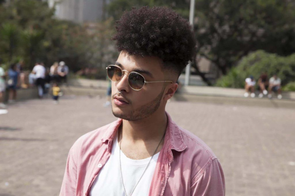 High Fade Curly Top